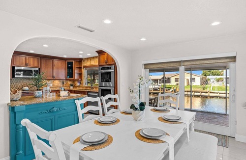 Surfside Estates House | Merritt Island Waterfront Oasis W/Private Pool, Spa-like Hot Tub & Boating Dock! 🌅