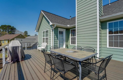 Cartersville House | Modern 6BR Haven with Playroom, Gym, Deck