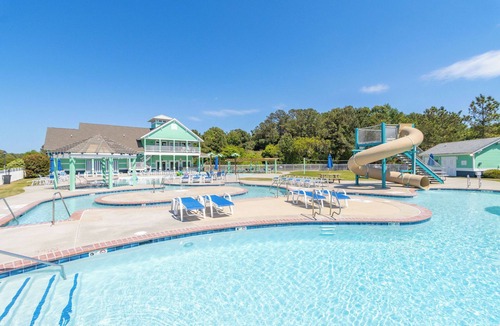 Bermuda Bay Condo | New Listing, First-Floor OBX Condo, Sunset Views, Community Pool, Lazy River