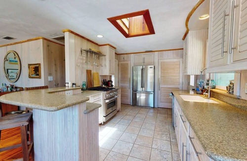Boardwalk House | North Beach rental! 2 Bedroom, 1 flex room and 1 bath home, just one block from beach access and Grayce Barck Park with nature trails.