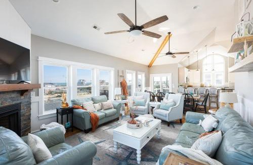 Colington House | Ocean Views Steps To Beach 5bd Luxury Home