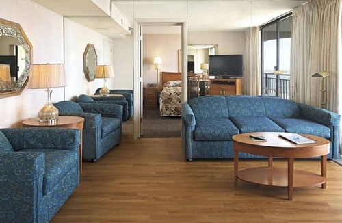 Northeast Virginia Beach Resort | Oceanfront Large 2BR/3BA Resort Suite ONE WEEK ONLY July 11-July 18 2026 Kitchen