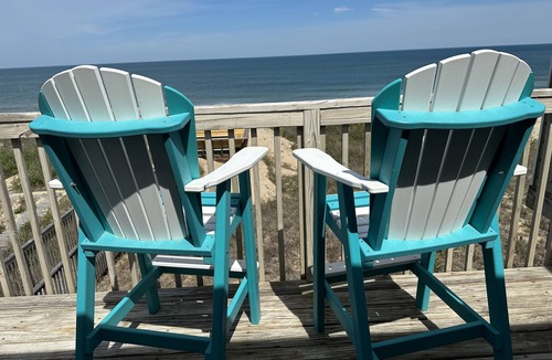 Kill Devil Hills Condo | Oceanfront Penthouse for 2 Private Balcony Direct Beach Access