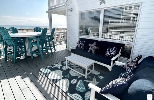 Holgate House | OCEANFRONT! PRIVATE BEACH ACCESS. Yr round RENTALS ! 914-475-1235