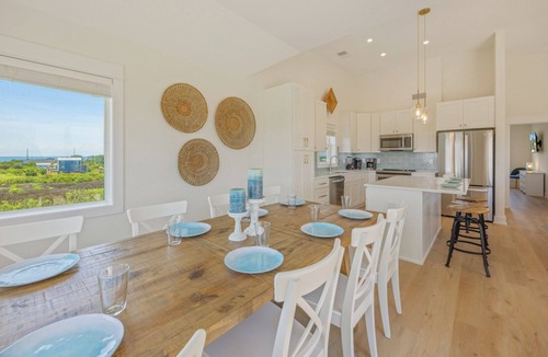 Rodanthe House | Oceanside Home in Rodanthe with Hot Tub, EV Charging, and Media Rooms