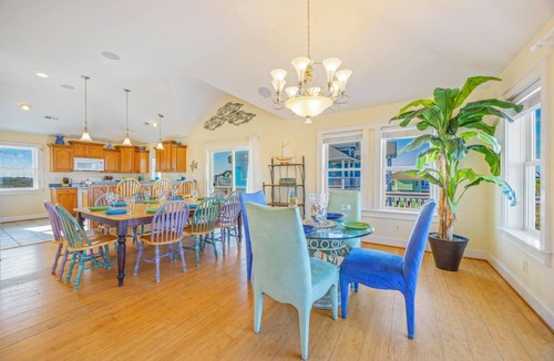 Rodanthe House | Oceanview Dog Friendly with Private Pool, Hot Tub, Elevator, Game Room, Theater