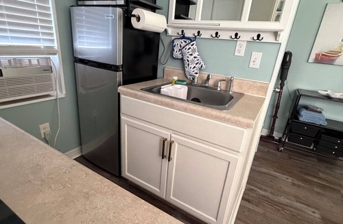 Homosassa Apartment | Peaceful room with kitchenette in peaceful Homosassa w/boat parking on premises.