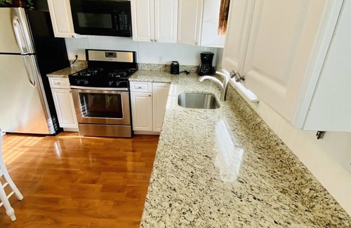 Ortley Beach Apartment | PREMIER HOST-2BR SEASIDE PARK SUITE#4, One Short Block to Beach, Kit, Liv Room