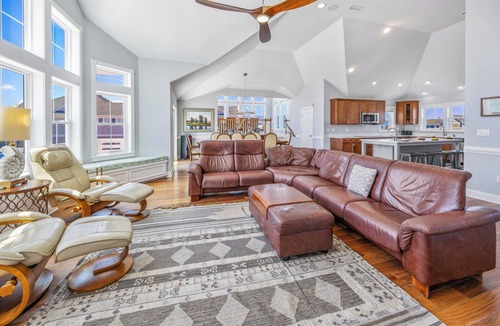 Salvo House | Premier Oceanfront Dog Friendly Home w/Pool, Hot Tub, Elevator, and Much More!