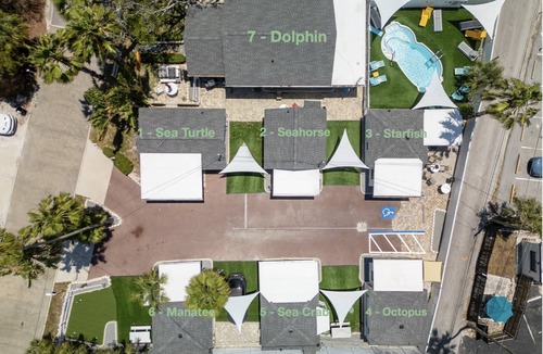 Madeira Beach Cottage | Private Cottage with Private Patio. Heated Pool. Cross Street to Beach. Walk to Food & Activities.