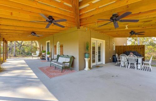 Newberry House | Private Patio w/View: Peaceful Trenton Home