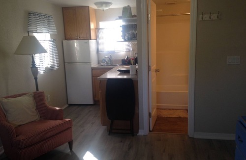 St. Petersburg Cottage | Private Tropical Studio Cottage - Ideal for 1 for work or play