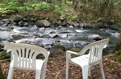 Crown Point RV Rental | Private Waterfall Oasis: Secluded Creekside Camping at Putnam Creek