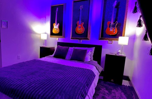 Bearss Plaza Hotel | Purple Rain Room Tampa Pool Hot Tub