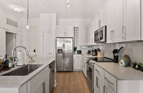 Second Ward Apartment | Queen City Haven - Free Parking, Pool, Balcony