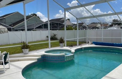 Chatham Park House | Relaxing retreat with a lanai, pool, pool spa, washer/dryer, & central AC