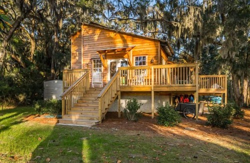 St. Simons Island House | Riverfront House With Dock Sleeps 8