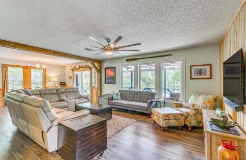 Milton House | Riverfront Milton Cabin w/Boat Ramp & Dock!