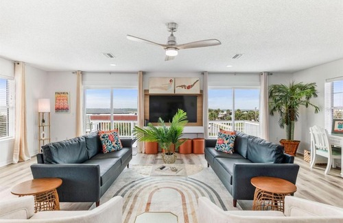 Crescent Beach House | Saltwater Pool, Arcade & Hot Tub - Steps to Beach