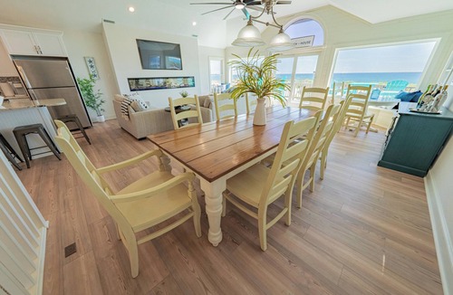 Nags Head House | Salty 7 | Fireplace + Oceanfront in Nags Head NC