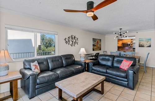 Indian Shores Condo | Sand Castle II 306 - GULF FRONT CORNER PET FRIENDLY Condo!