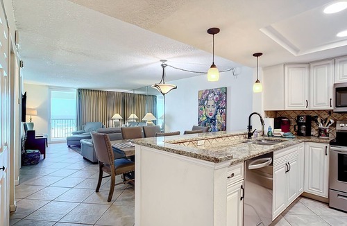 Indian Shores Condo | Sand Castle III # 203 DIRECT GULF FRONT Condo Private Staircase to Pool & MORE