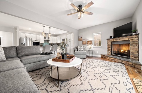 Skyland House | Secluded Asheville Luxury Home with Pool, Hot Tub & Theater | 15 min to Downtown!
