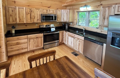 Black Mountain Cabin | Secluded Log Cabin w/Mountain Views, Hot Tub, Cold Plunge, Fire Pit