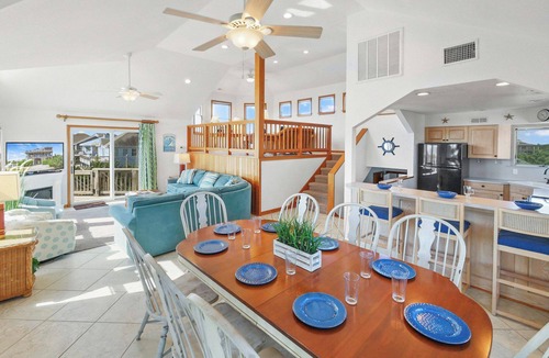 Waves House | Semi-Oceanfront, Dog Friendly Home in Waves with Pool, Hot Tub, Game Room