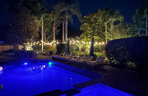 Palma Sola House | SolMaré - 5Br, pool, spa, game room, mini golf!