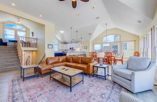 Avon House | Soundfront Dog Friendly w/Pool, Hot Tub, Private Beach, Game Room, and More!