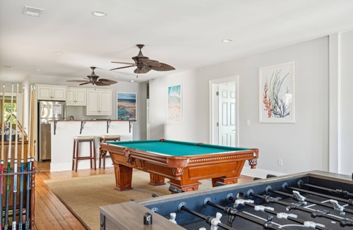 Folly Beach House | Southern Charm - Private Pool, Pool Table, Game Room, & Ocean Views!