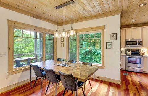 Laurel Ridge House | Spacious Home w/ Hot Tub & Views in Black Mountain
