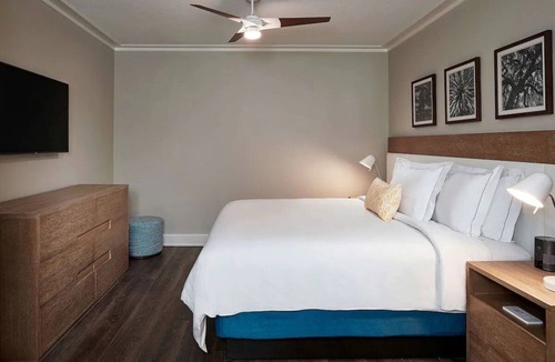 Downtown Myrtle Beach Hotel | Spacious Myrtle Beach Suite with Balcony Steps from the Boardwalk