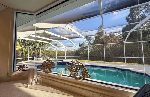 Joel Villa | Spacious Pool/Spa Home on a Nature Preserve in a Private Setting