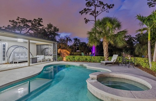 Palm Harbor House | Spacious Retreat with Heated Pool/Spa