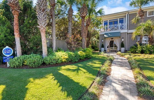 Seacrest House | Steps from Beach access, Private pool, Gorgeous décor -Big Palm Little Palm