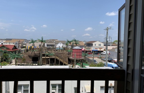 Margate City Condo | Steps to the Beach - Huge Deck and Renovated