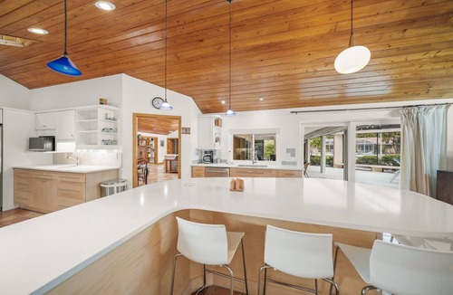 Siesta Key House | Stylish Siesta Key Canal Home w/Private Pool & Boat Dock - Pet Friendly