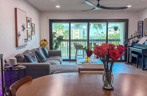 Madeira Beach Condo | Summer Rate · Designer Waterfront · 3-Blocks to Beach · Pool, Spa & Pickleball