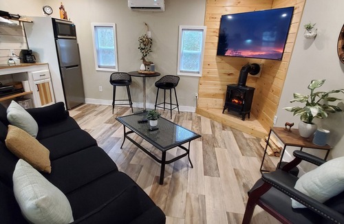 Comfort Apartment | Tiny house studioin campsite, accommodates 4 people total!