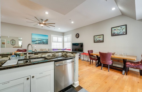 Bay Esplanade House | Townhome on Clearwater Beach! 30 Second Walk to the Beach! Free Parking!