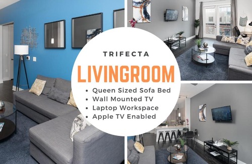 Third Ward Apartment | Trifecta Luxury Serviced Apartment in Uptown CLT