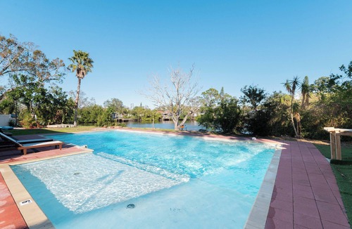 St. Petersburg House | Tropical oceanfront Oasis, 2 BR with Saltwater pool in Florida