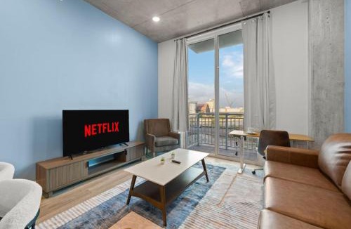 Channel District Apartment | Upscale 2BR Stay | Minutes from Convention Center