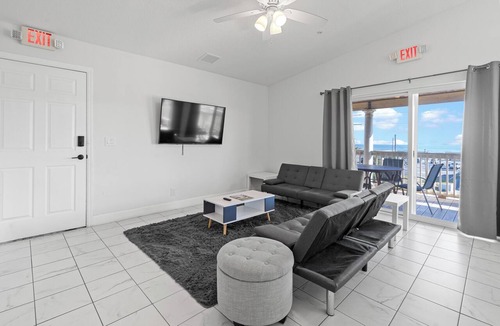 Crescent Beach Apartment | Villa Del Mare Unit 5, 3rd floor 2-bedroom 2 bath suite with ocean view.