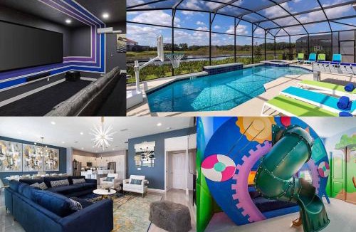 Loughman Villa | Villa Near Parks with BBall Theme BR, Arcade, Theater