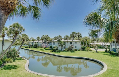 Whitney Beach Condo | Watch Manatees outside your Window only Steps to the Beach and Pool.