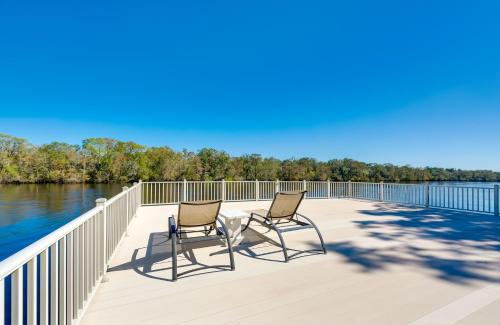 Old Town House | Waterfront Home w/Boat Dock & Slip in Old Town!