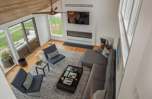 Westhampton Beach House | Waterfront Modern 3 Story Compound - Surrounded by water